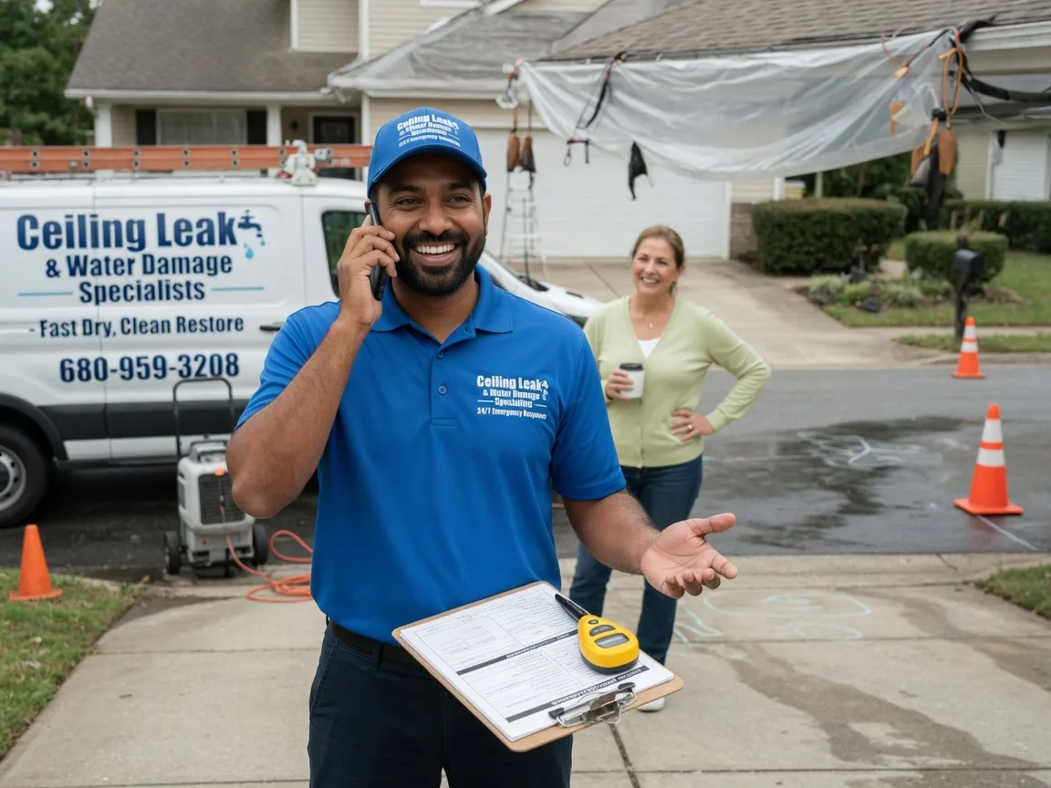 Ceiling Leak Cleanup North Little Rock, AR FAQs
